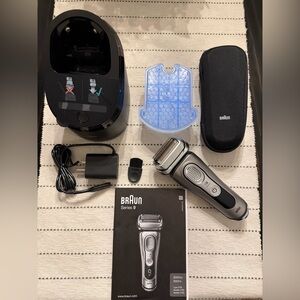 Braun Series 9 Electric Shaver - Silver and Black